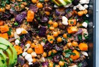 Sheet Pan Roasted Quinoa Pilaf