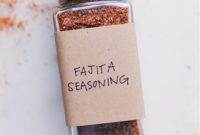 Flavorful Homemade Chicken Fajita Blend