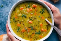 Hearty Plant-Based Split Pea Soup