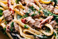 Hearty Creamy Sausage Pasta