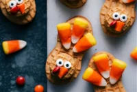 Festive Nutter Butter Turkey Cookies