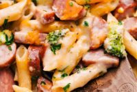 Creamy Sausage & Cheese Skillet Pasta