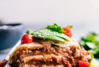 Stacked Tortilla Bake