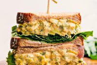Homemade Egg Salad Sandwich Perfection