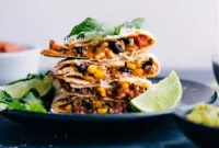 Quick and Easy Black Bean Quesadillas