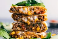 Loaded Beef Quesadillas