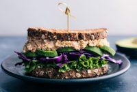 Kickin’ Buffalo Chickpea Sandwiches