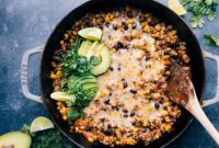 Southwest Green Chile Turkey Skillet