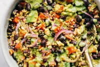 Fiesta Sweet Potato Black Bean Salad
