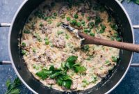 Easy One Pan Meatball Orzo