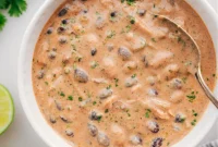 Creamy Green Chicken Enchilada Soup