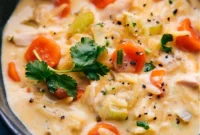 Hearty Curried Chicken and Rice Soup