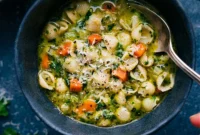 Herbed Vegetable Pasta Soup