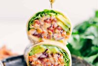 Cashew Crunch Chicken Wraps