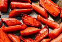 Brown Sugar Glazed Roasted Carrots