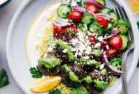 Mediterranean Meatball Power Bowls