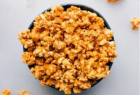 Crispy Microwave Caramel Popcorn