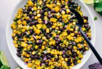 Vibrant Mango Black Bean Salsa