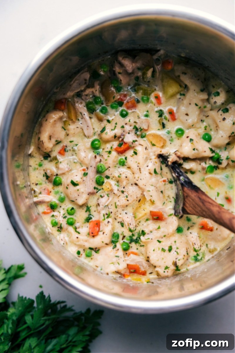 One-Pot Chicken and Dumplings 1 featured 143172