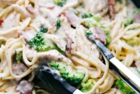 Creamy Chicken Broccoli Alfredo