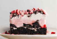 Cool Mint Brownie Ice Cream Bars