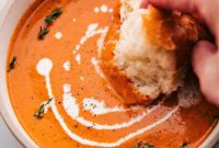 Smoky Red Pepper Bisque