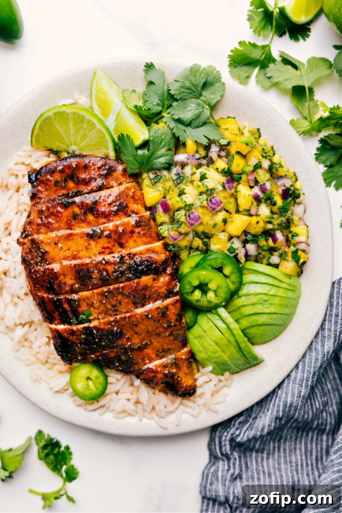 Tropical Pineapple Chicken and Rice 1 featured 15194