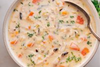 Comforting Slow Cooker Chicken and Wild Rice Soup