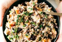 Creamy Chicken and Wild Rice Slow Cooker Bake