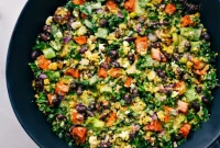 Roasted Sweet Potato and Kale Power Bowl