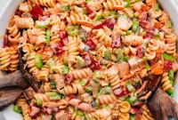 Zesty Buffalo Chicken Pasta Salad