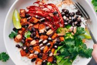 Southwestern Sweet Potato Black Bean Burrito Bowls