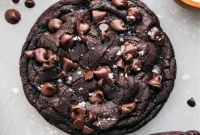 Decadent Double Chocolate Cookie For One