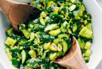 Crisp Crushed Cucumber Salad