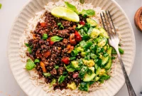 Spicy Asian Beef Crumble