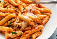 Crimson and Cream Pasta