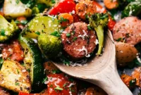 Sheet Pan Italian Sausage and Roasted Vegetables