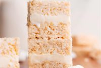 Rice Krispie Ice Cream Stack