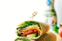 Green Goddess Turkey Wrap