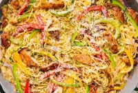 Golden Garlic Chicken Skillet