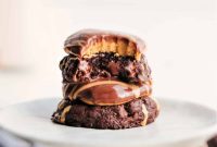 Peanut Butter Swirl Brownie Cookies