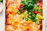 Ultimate Chicken Enchilada Casserole