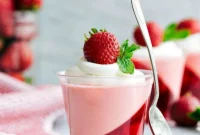 Refreshing Strawberry Jello Parfaits
