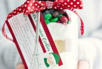 Homemade M&M Cookie Mix Jars