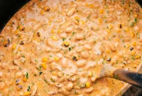 Creamy Crockpot White Chicken Chili