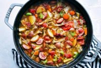 Homestyle Sausage Potato Cabbage Soup