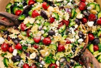 Tangy Mediterranean Pasta Salad