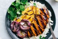 Glazed Teriyaki Chicken with Fragrant Coconut Rice
