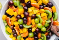Zesty Tropical Fruit Bowl A Simple Indulgence