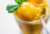 Refreshing Mango Sorbet